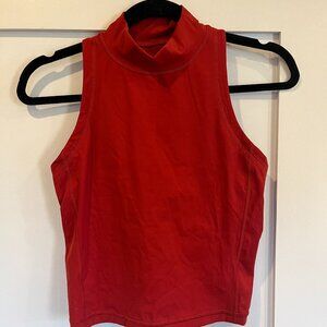 Everlane's "The Perform" Mock Neck Sports Bra Tank Top